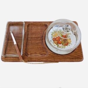 Vintage 1970's Goodwood~Spice of Life Cheese & Charcuterie Board